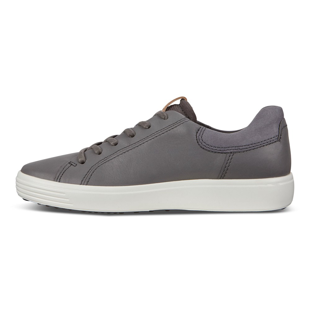 Tenis Hombre - ECCO Soft 7 Streets - Grises Oscuro - MPV650972